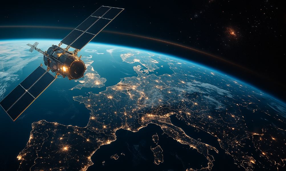 Satellitenlackierung